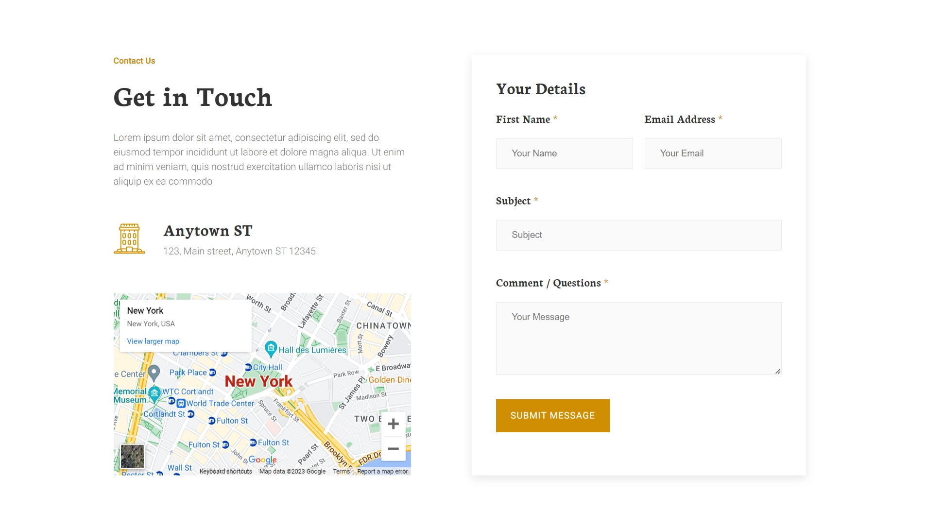 Real Estate-Contact Us