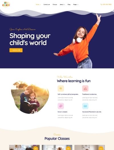 Edukids- Premium School WordPress Theme