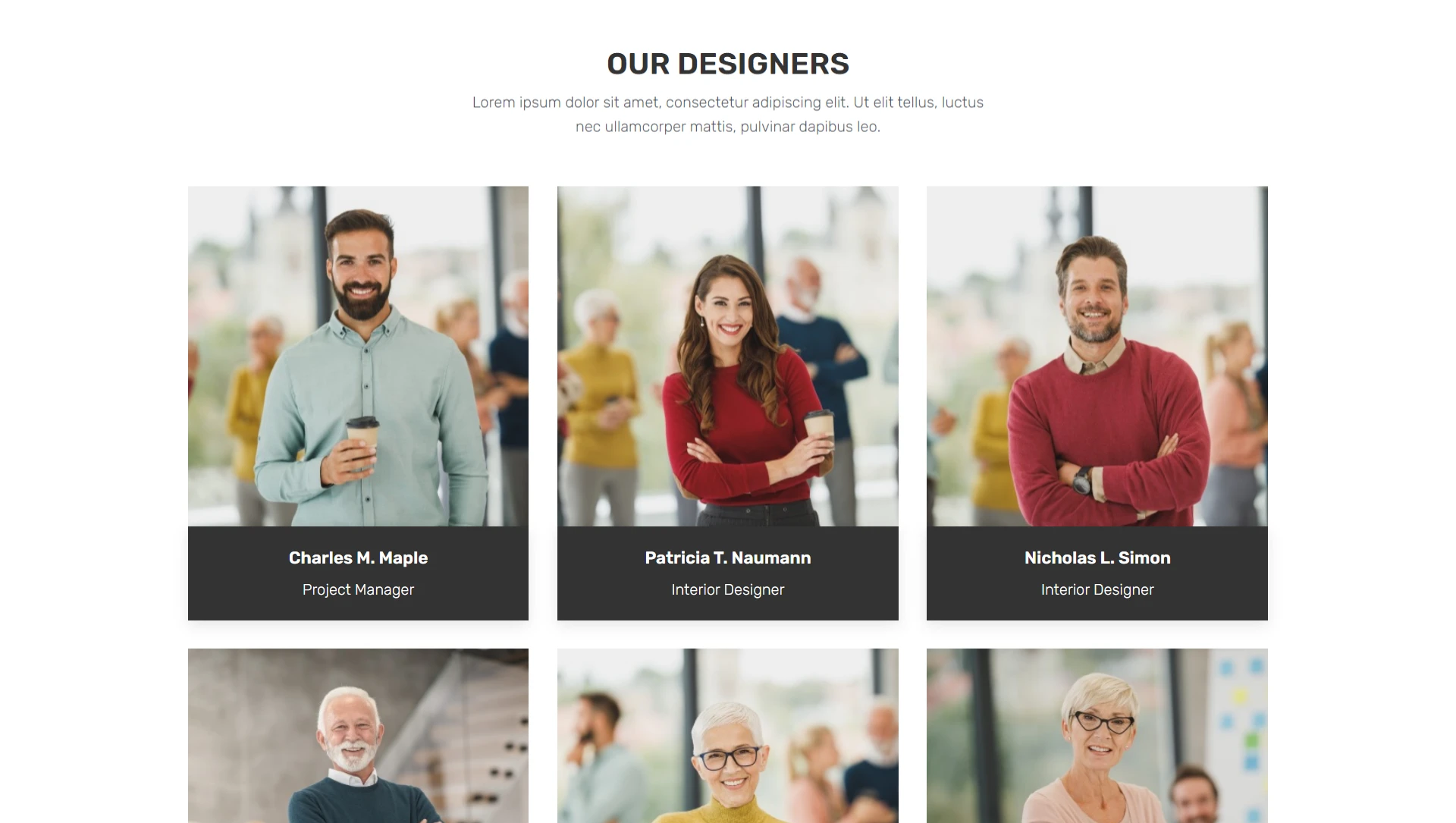 interior decoration website template