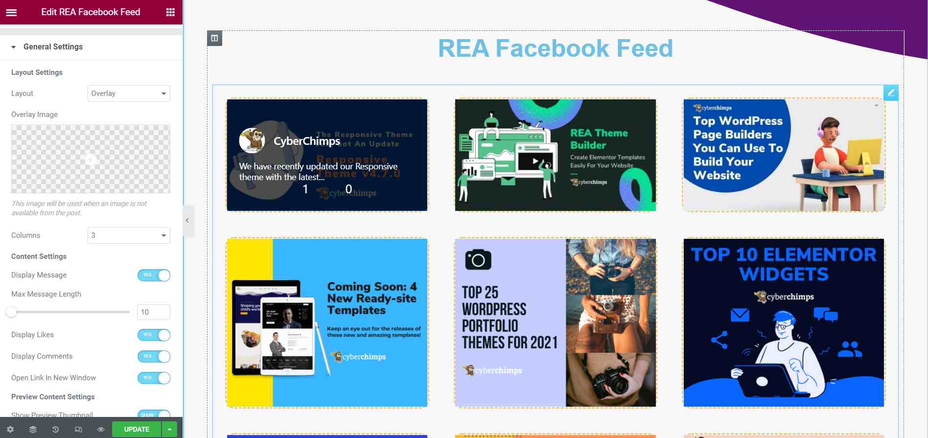 facebook feed wordpress