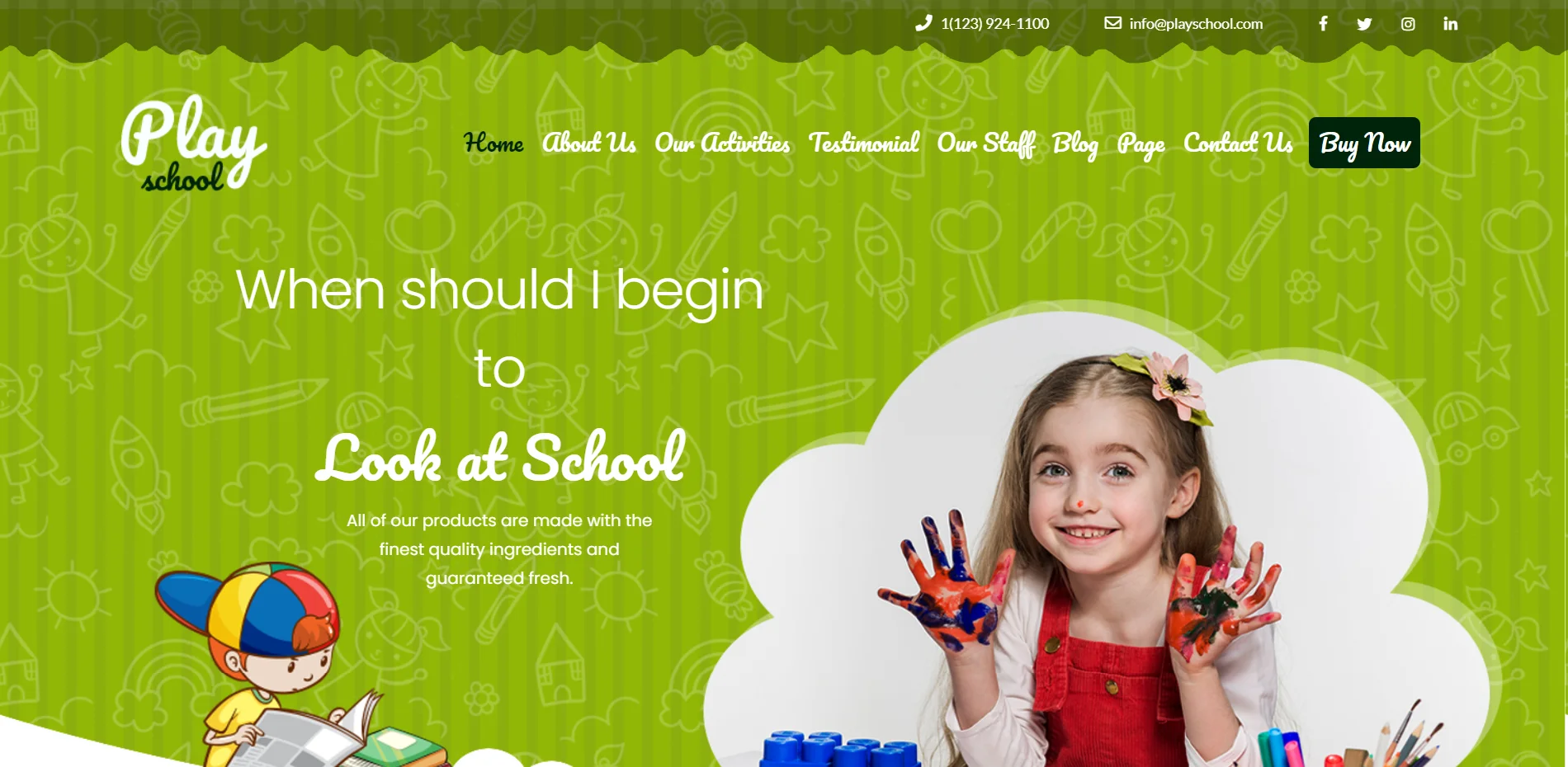 Kindergarten WordPress Children Theme