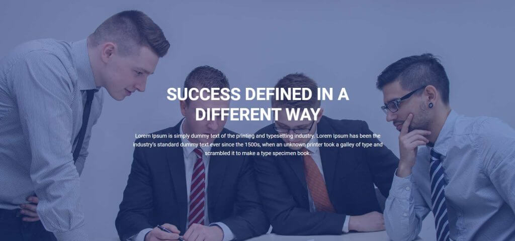 Responsive Consulting Financial website template