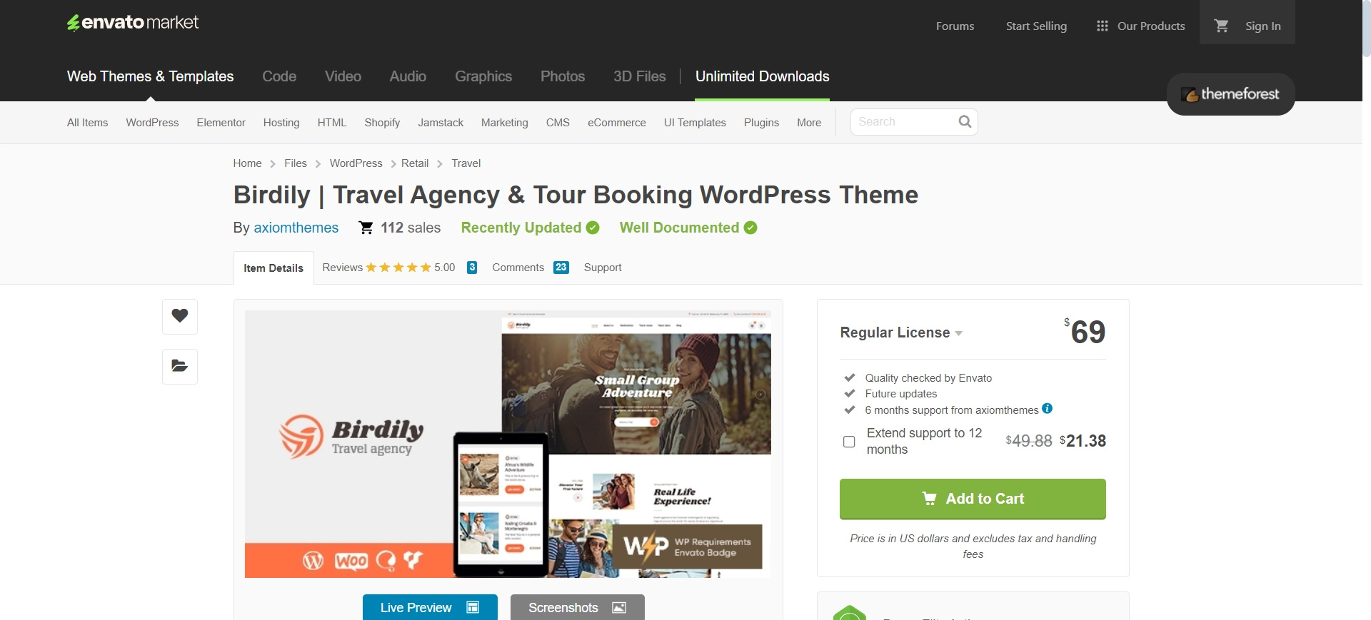 Birdily WordPress Theme
