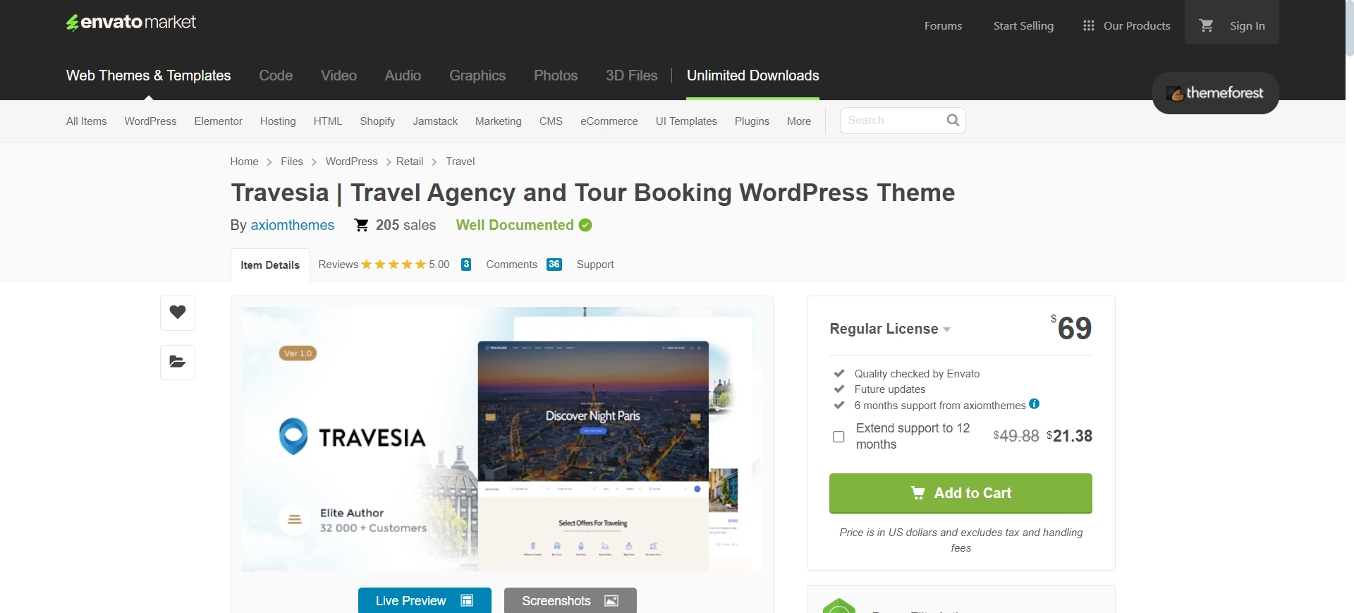 Travesia WordPress Theme