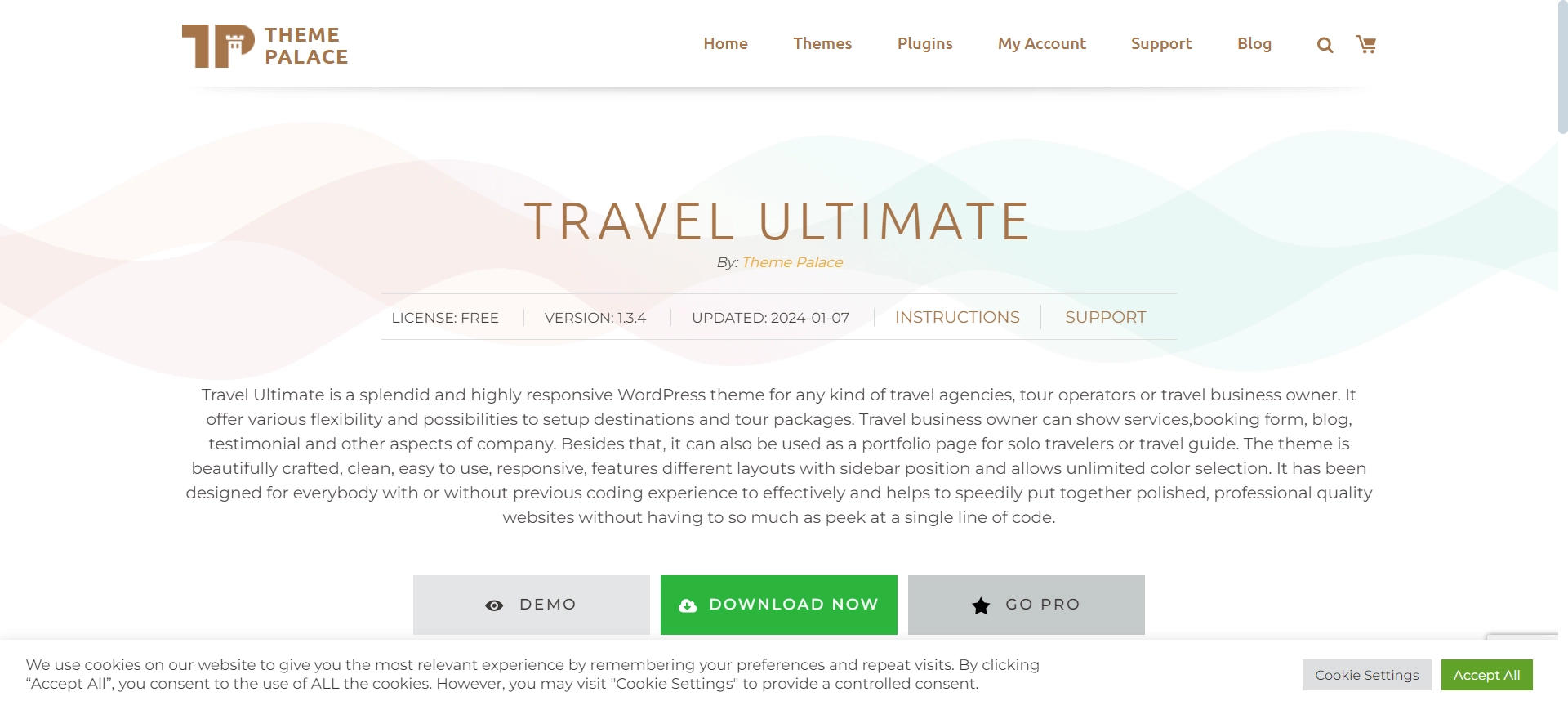 Travel Ultimate WordPress Theme