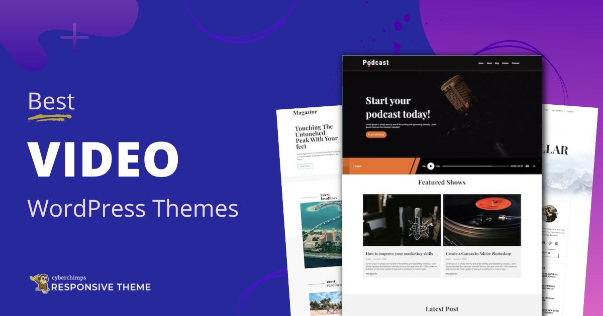Best Video WordPress Themes