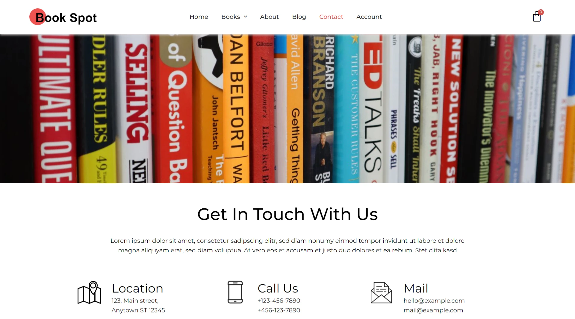 Bookstore-Contact