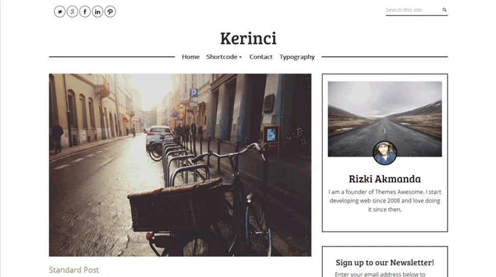 kerinci lite theme