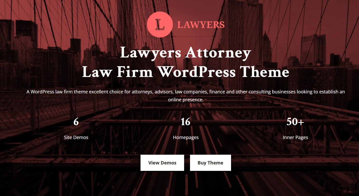 Lawyers WordPress Theme