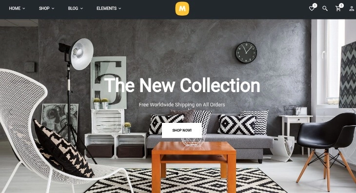 Merchandiser E-Commerce WordPress theme