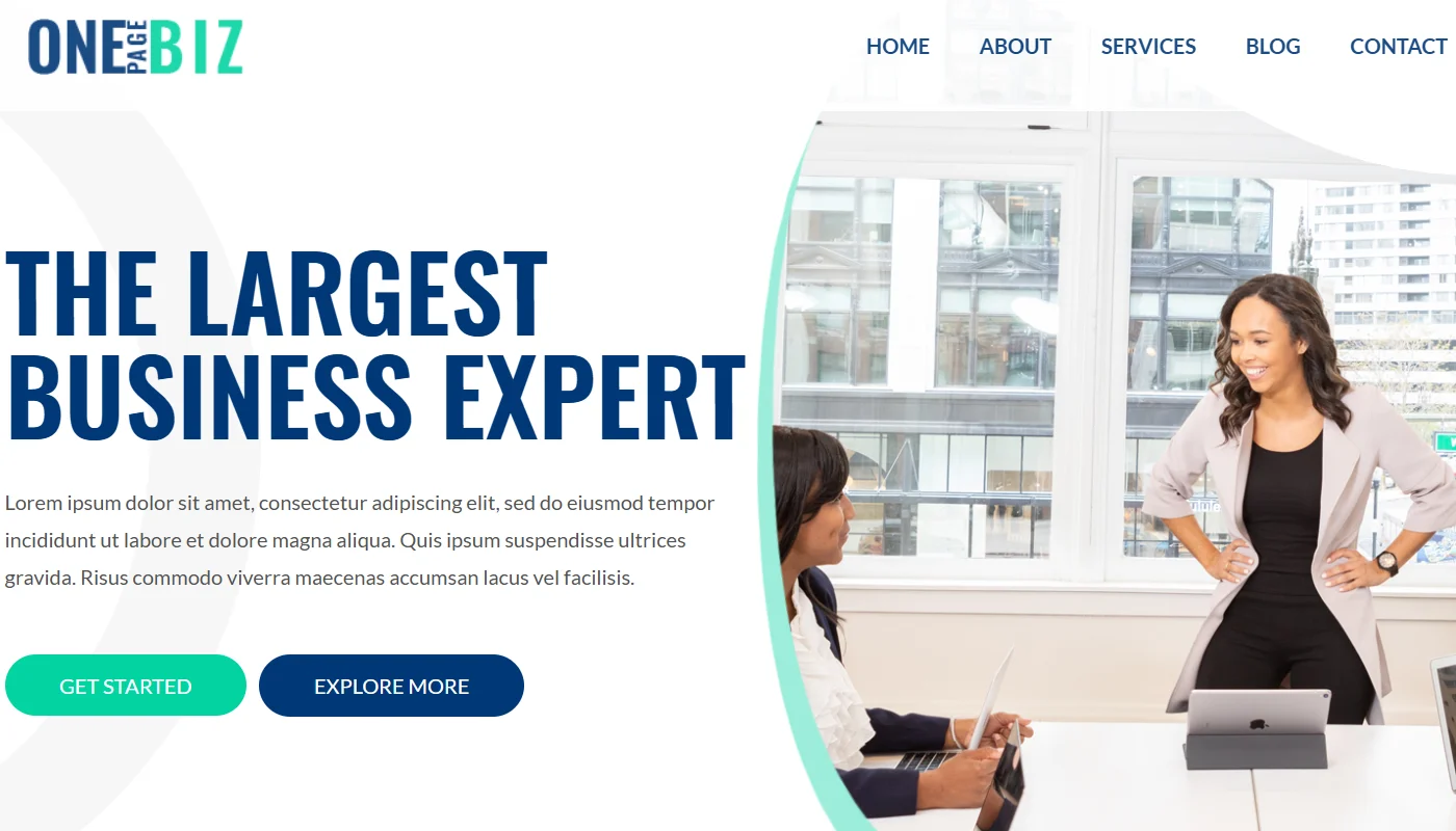 Responsive's Startup Business Template