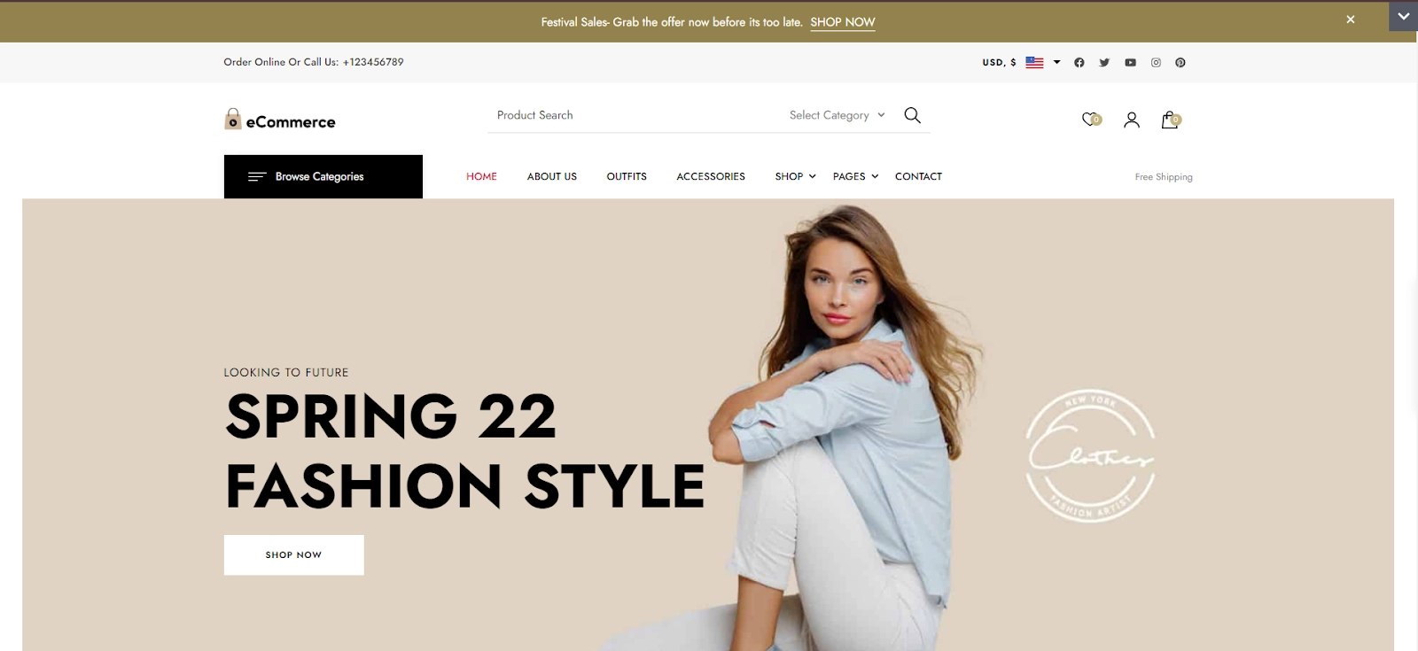 Rara eCommerce shopper theme