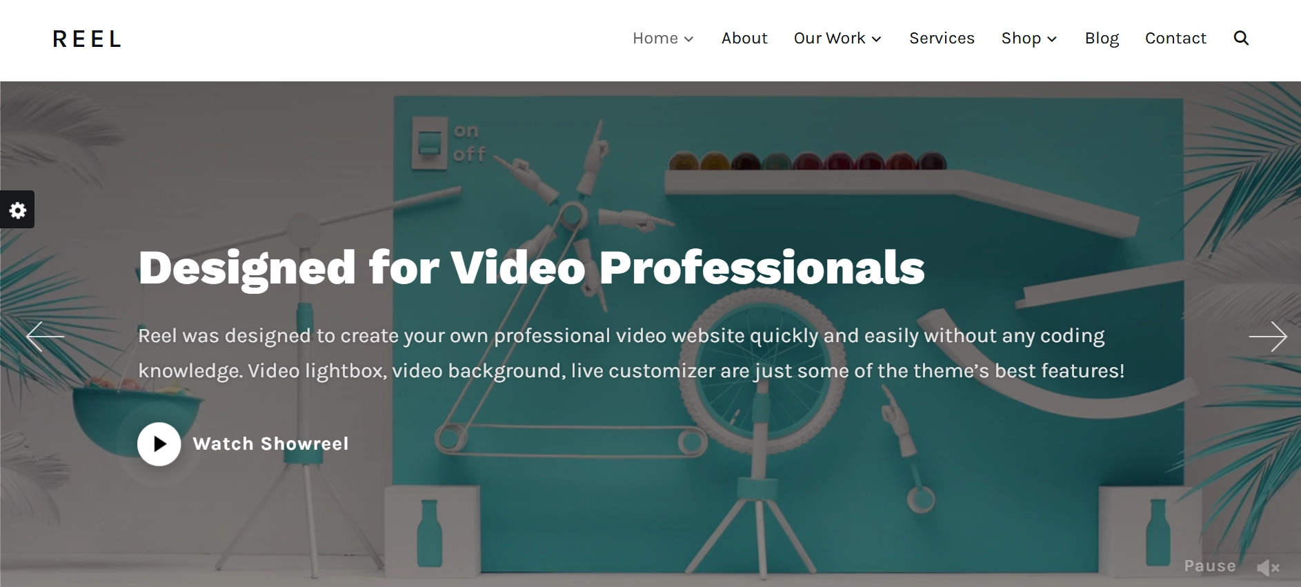 Reel Portfolio theme