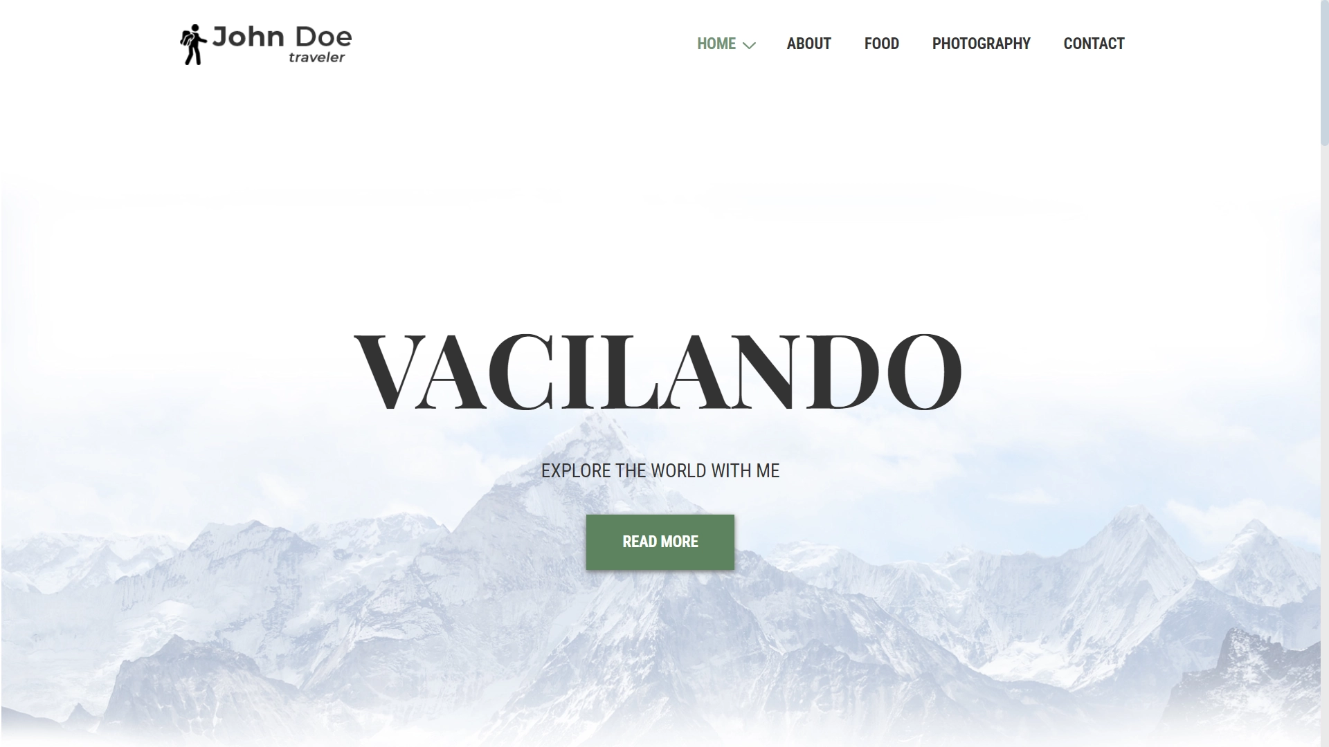 Travel Blog WordPress Template