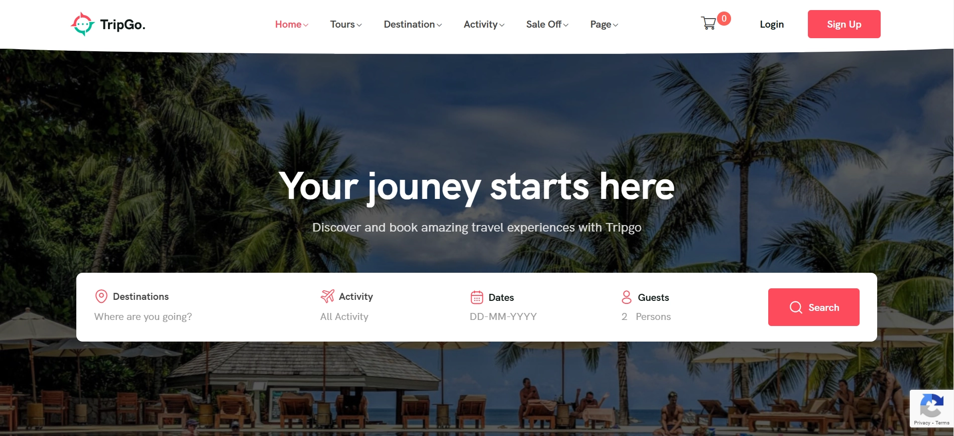 TripGo Travel theme