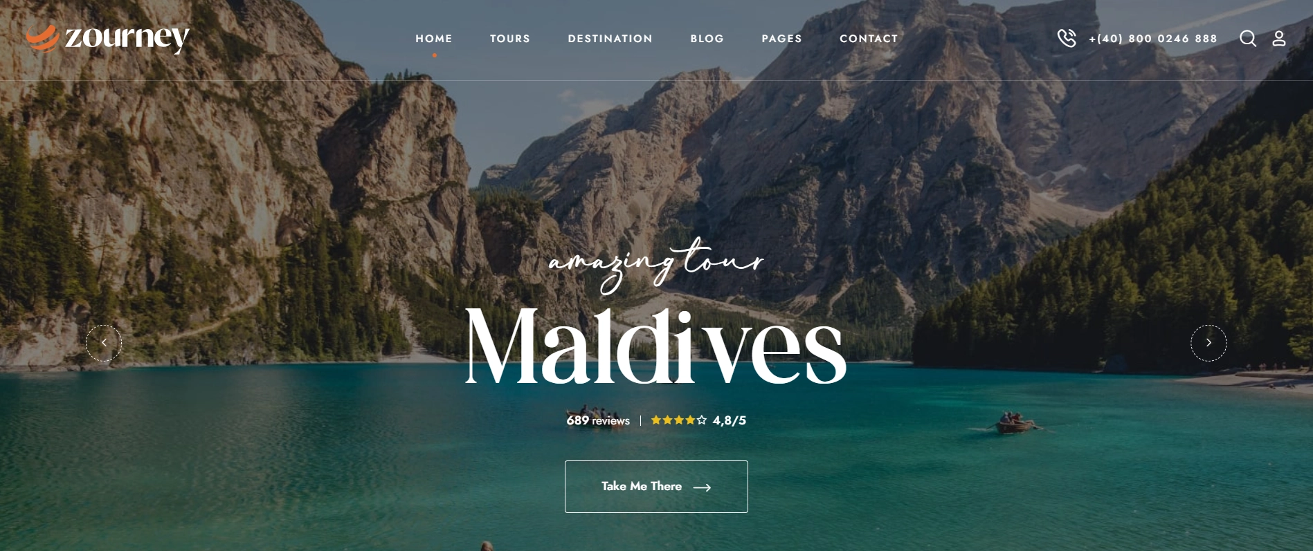 Zourney WordPress Theme