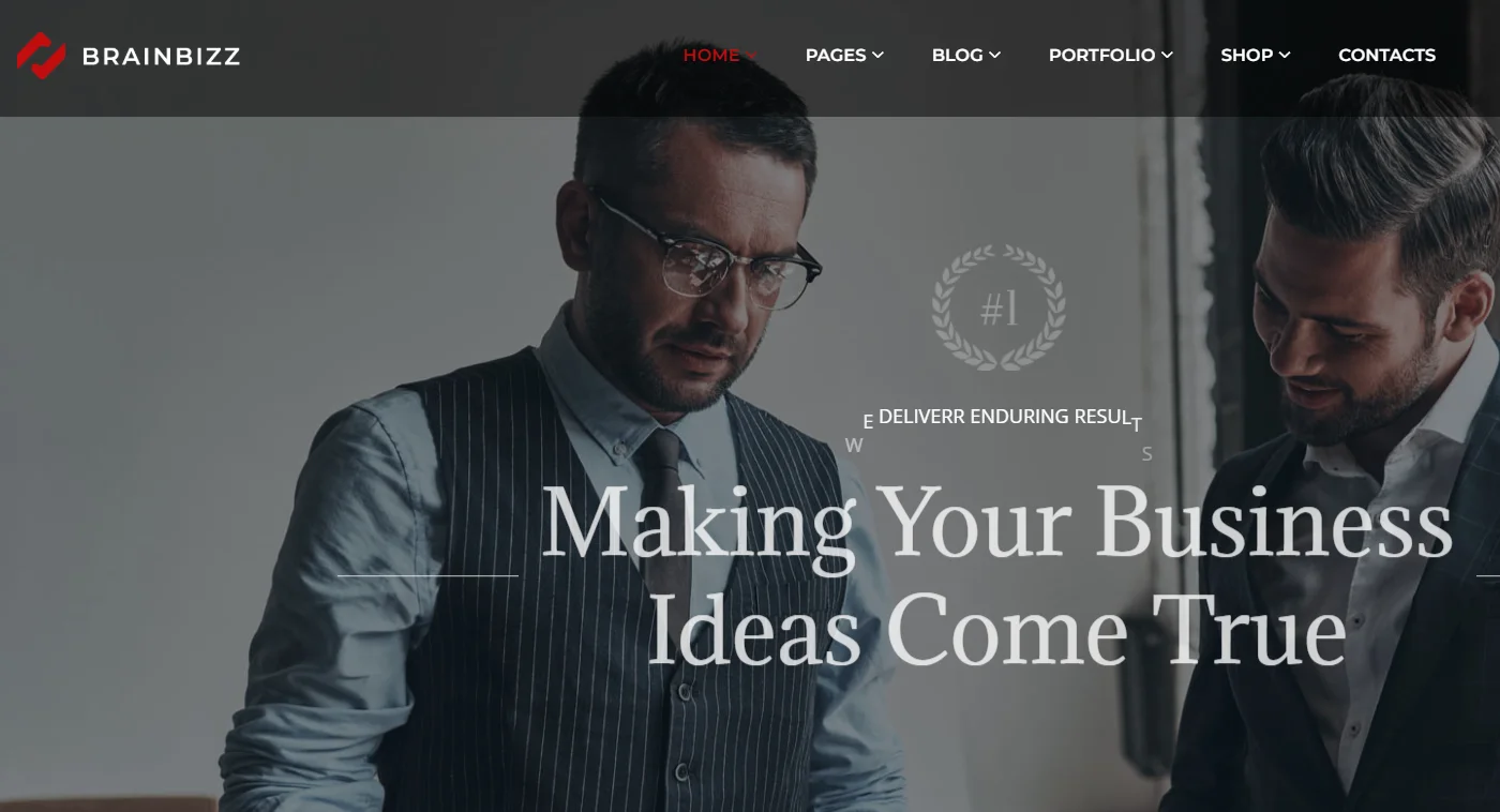 BrainBizz WordPress Theme