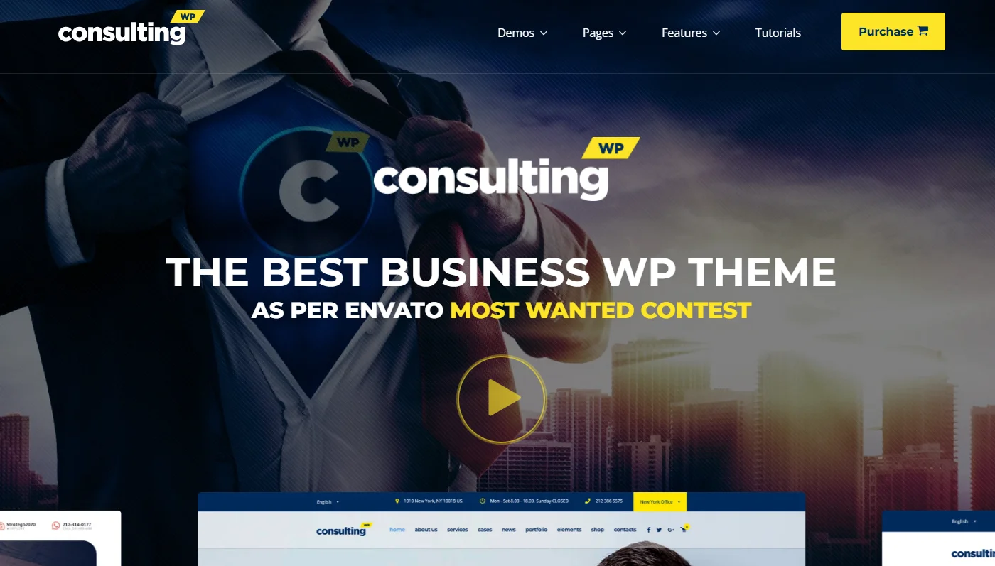 Consulting business theme