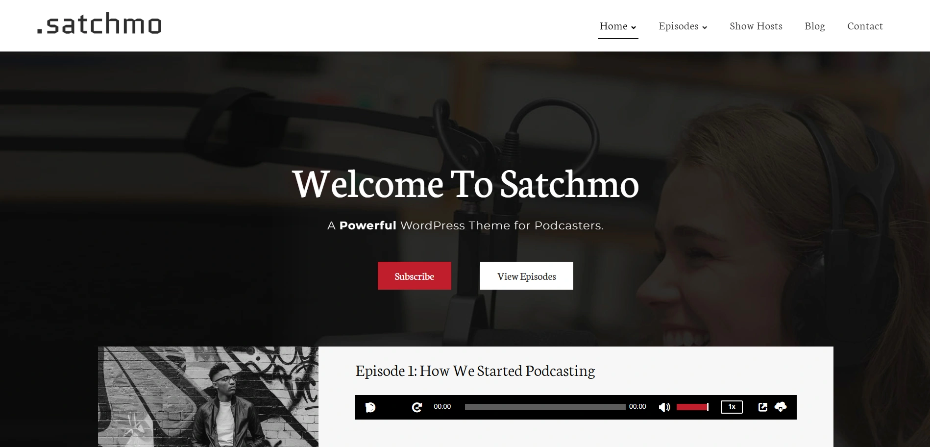 Satchmo theme

