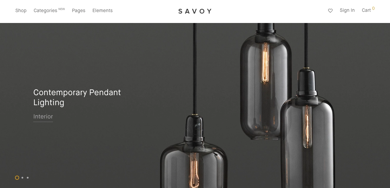 Savoy eCommerce WordPress Theme
