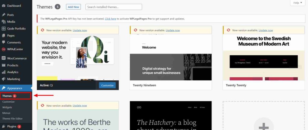 Appearance _ Themes