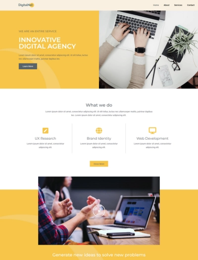 Digital Agency - Homepage