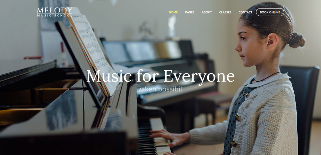 Melody Gutenberg Theme