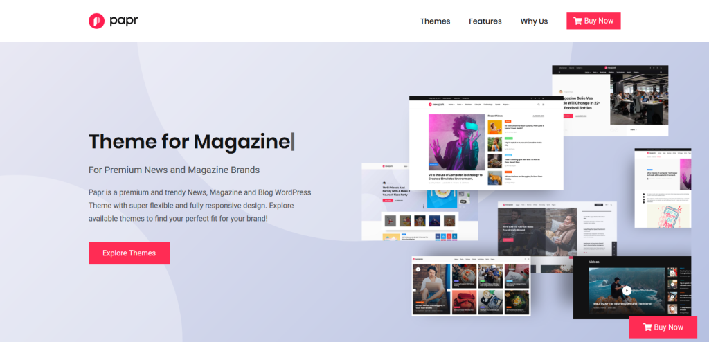 Papr Gutenberg Theme