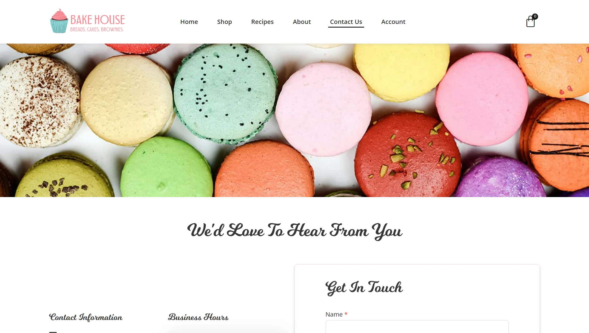 bakery wordpress template