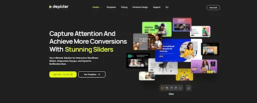 Depicter slider