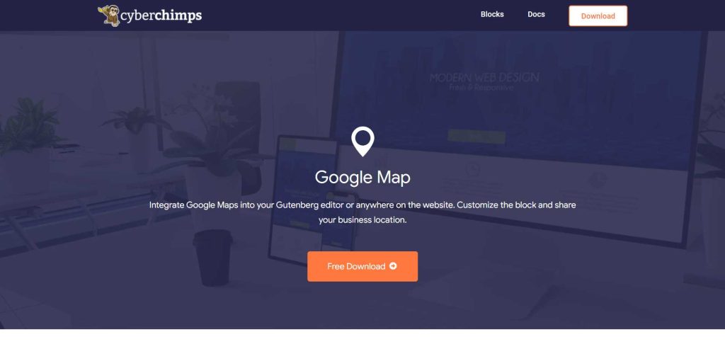 Google map block