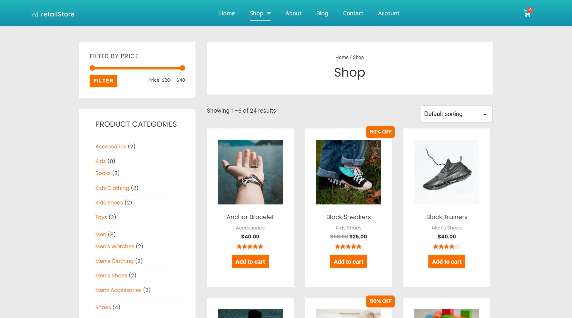 Store WordPress Theme