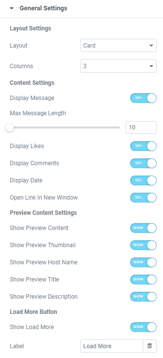 content general - Facebook feed