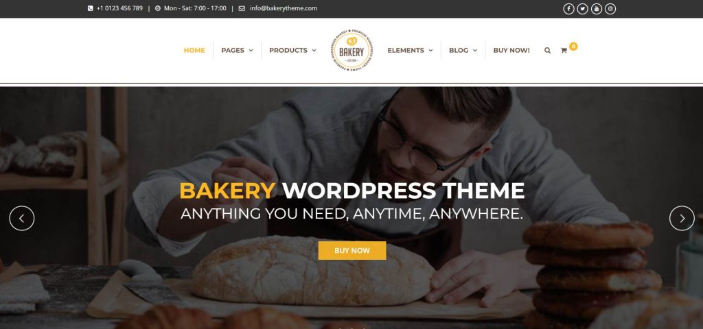 Bakery Theme