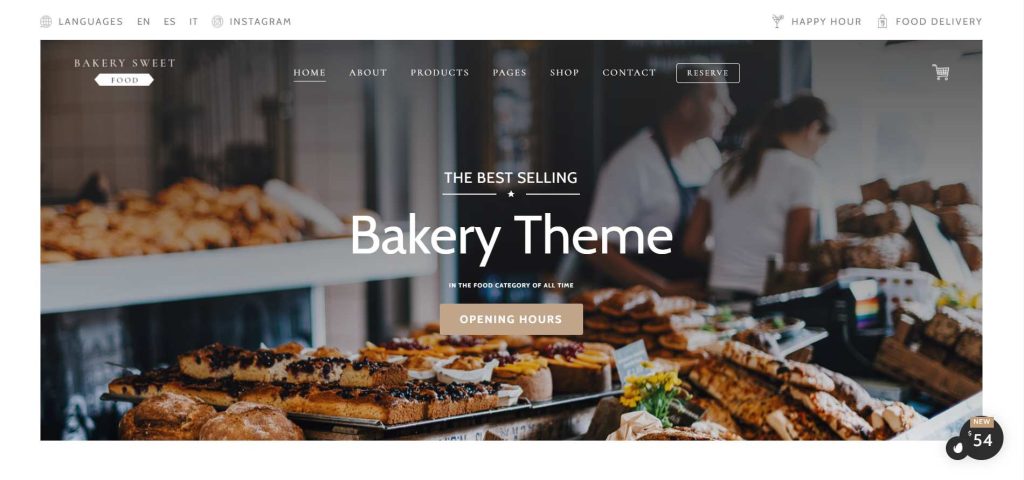 Cake Bakery Theme
