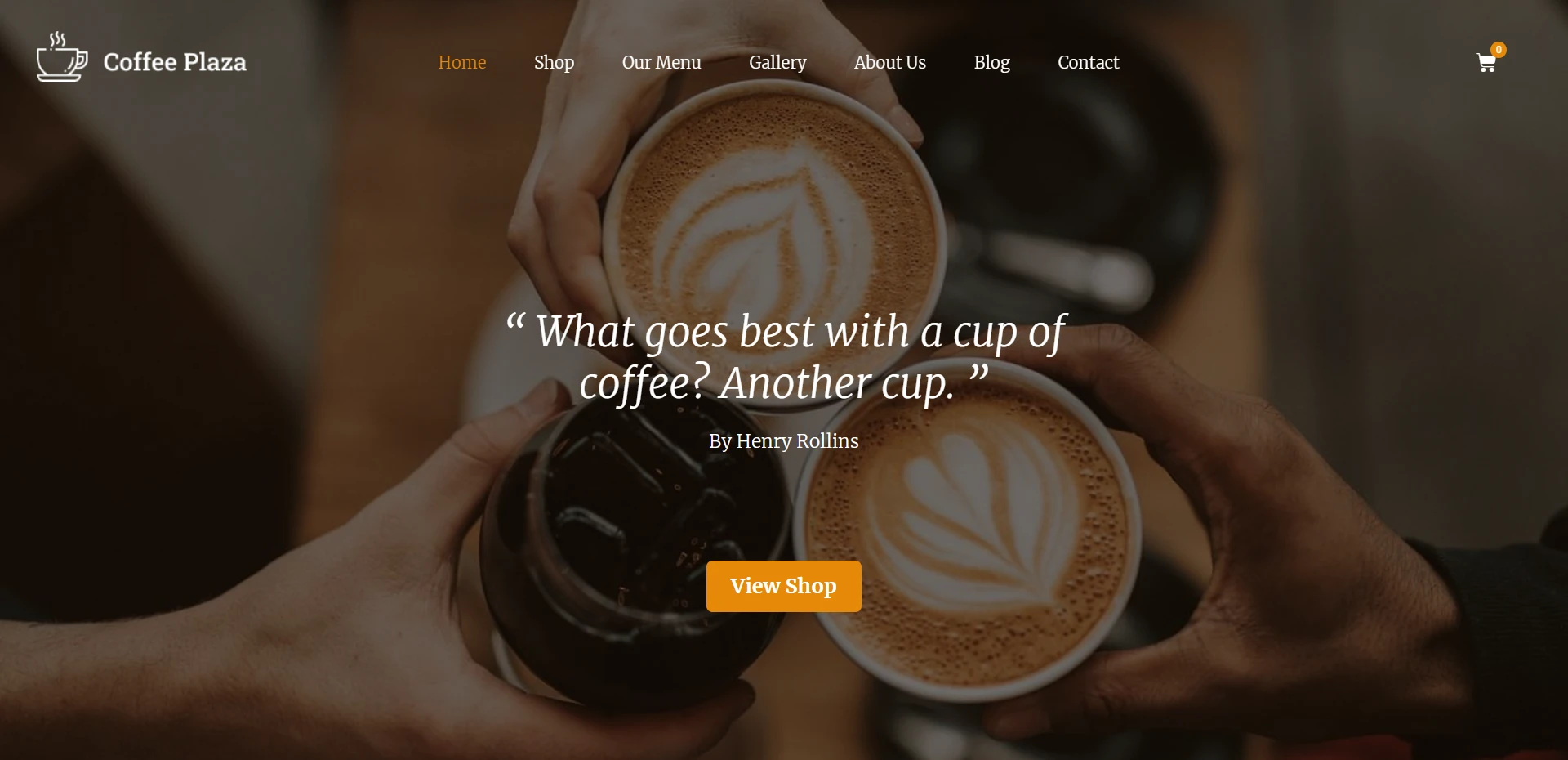 wordpress coffee theme