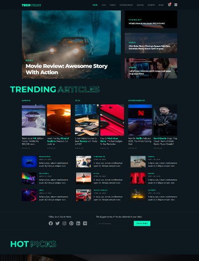 Techverse - WordPress Tech Blog Theme