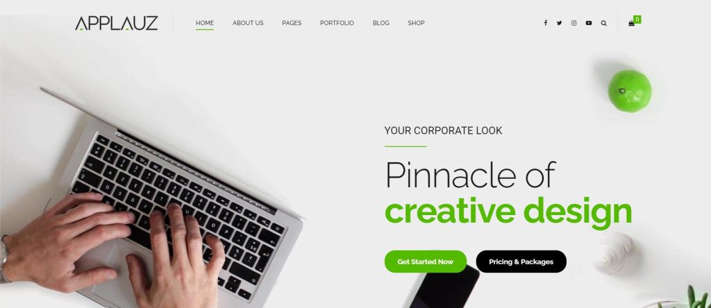 Applauz Digital WordPress Theme