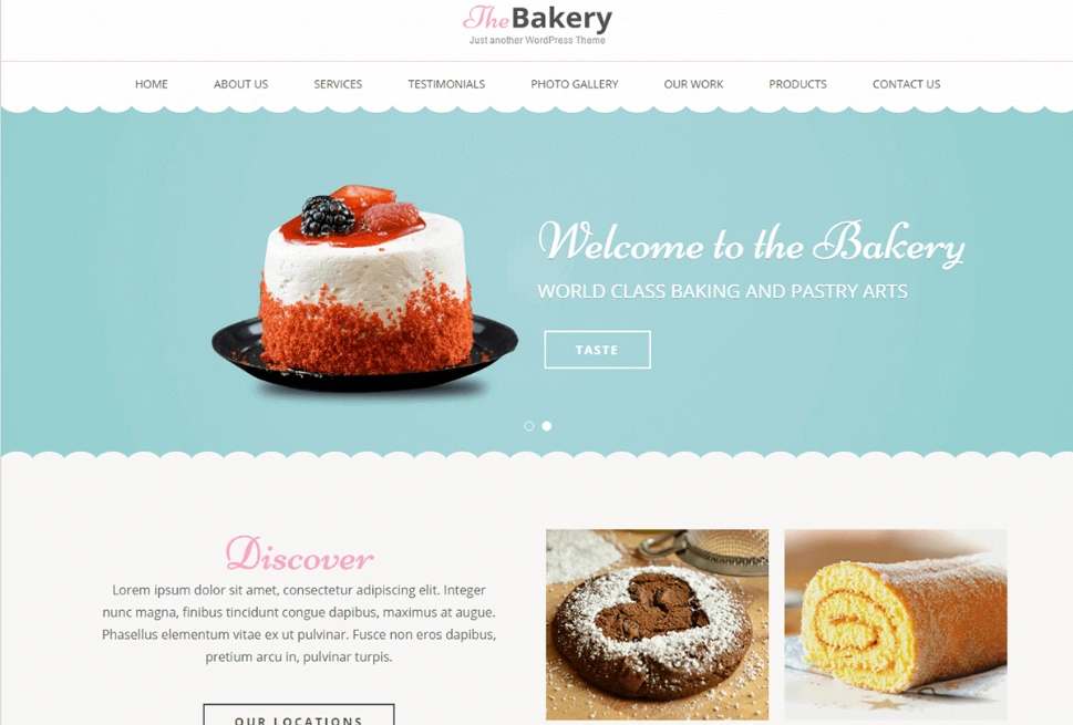 Bakes and Cakes theme