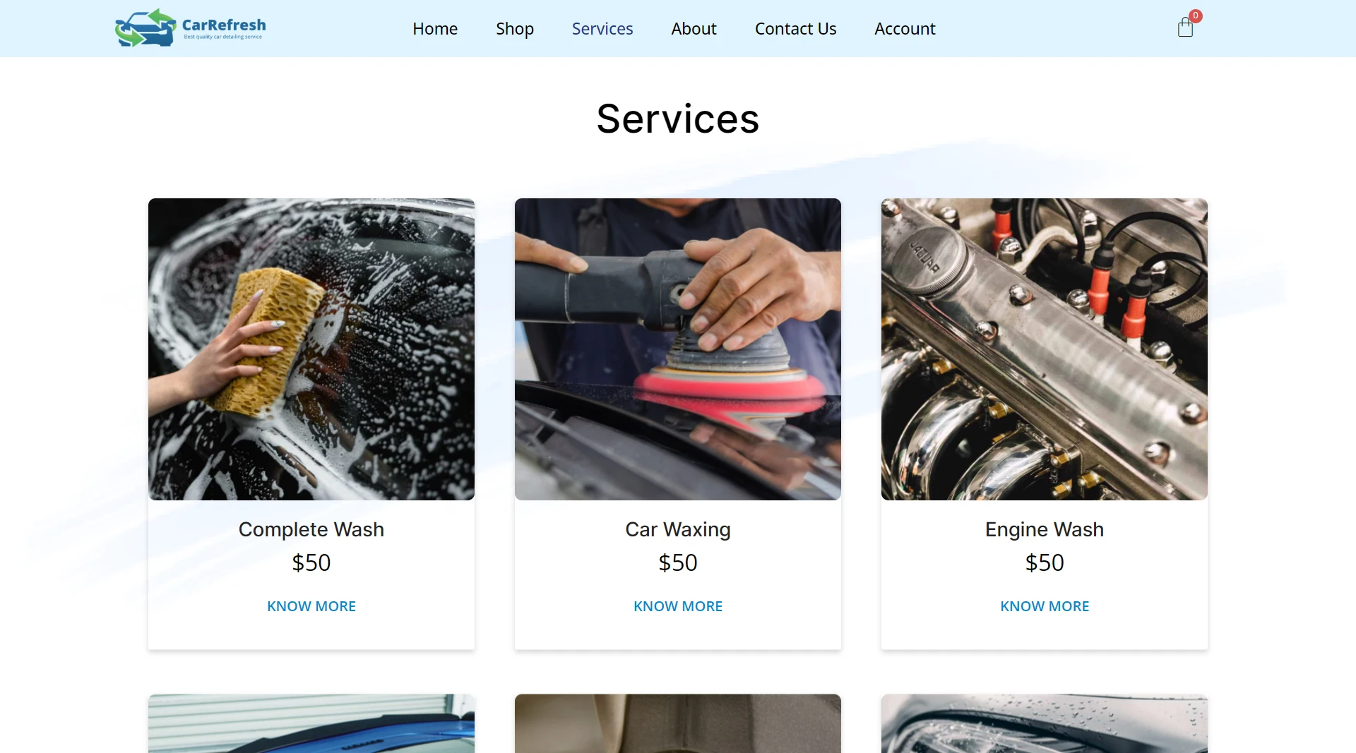 car wash wordpress theme