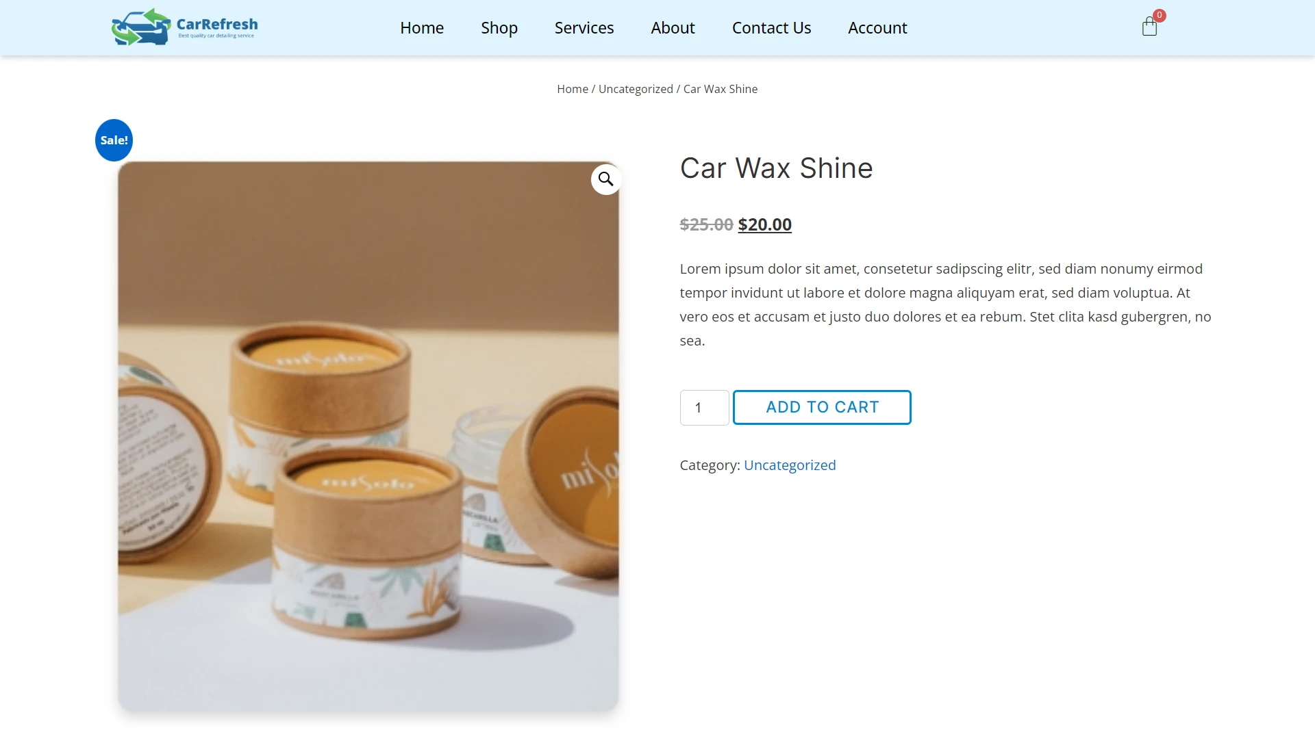 car wash wordpress theme