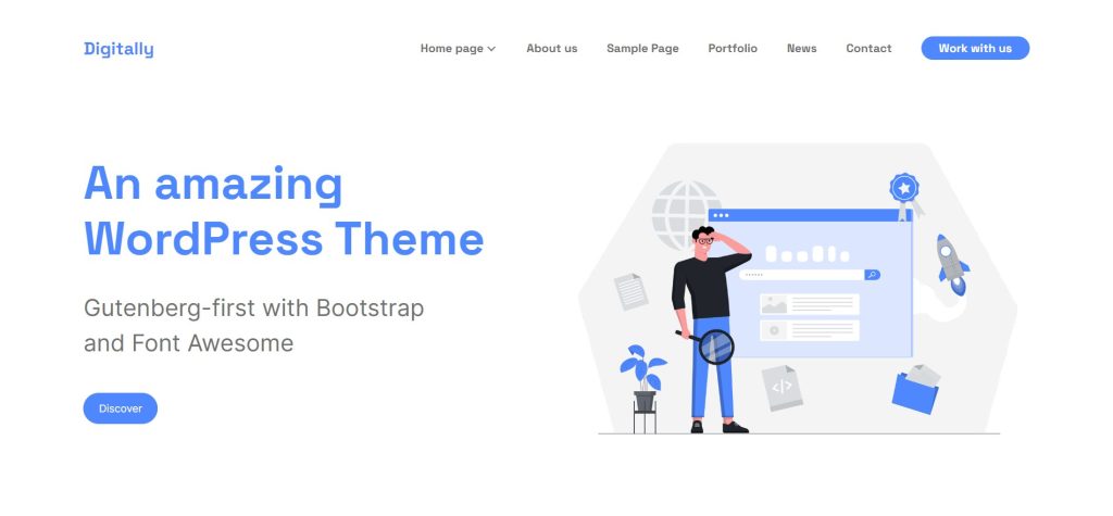 Digitally - WordPress theme