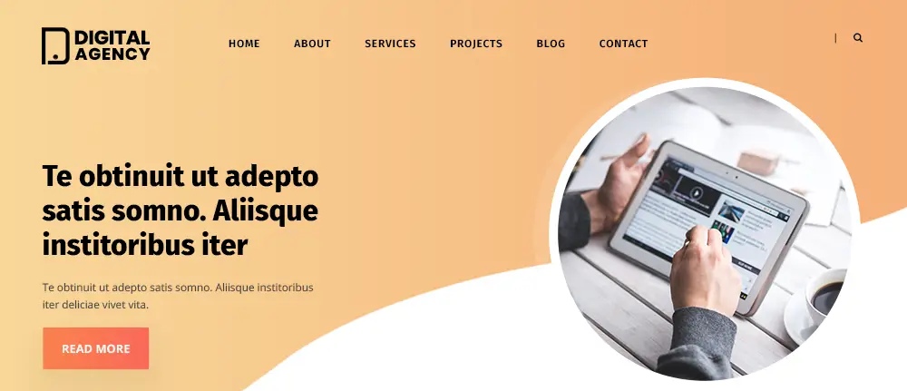 Digital Agency Lite - digital agency theme