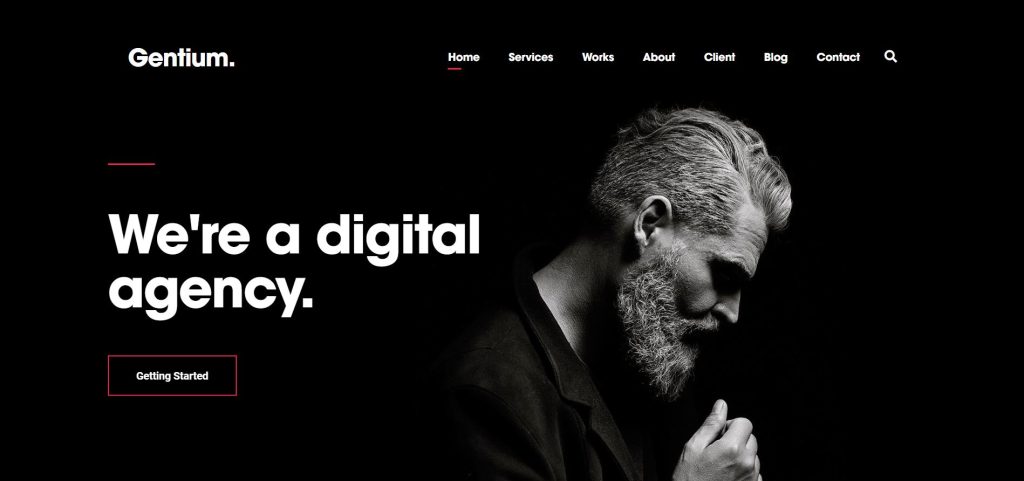 Gentium - Digital agency WordPress Themes