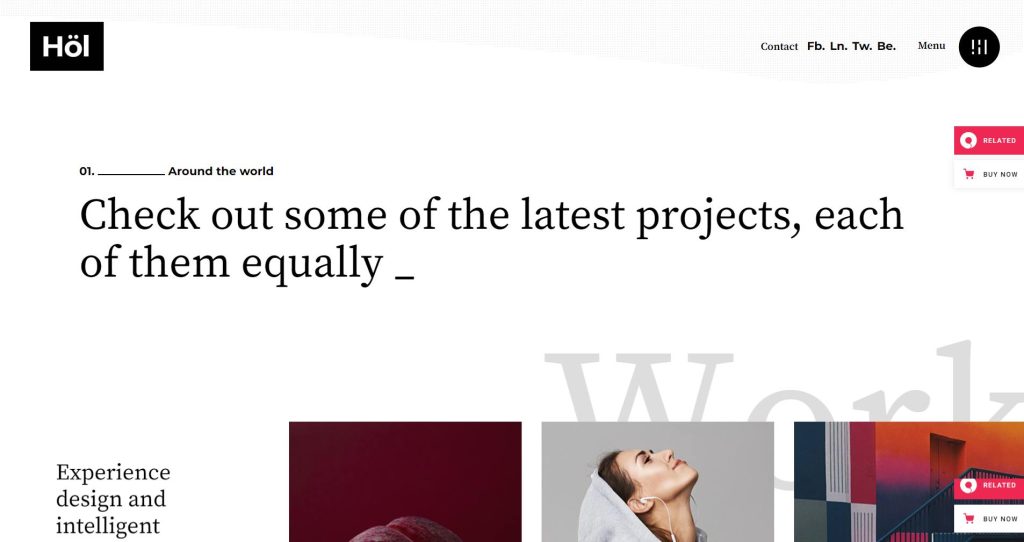Holmes digital agency WordPress Themes