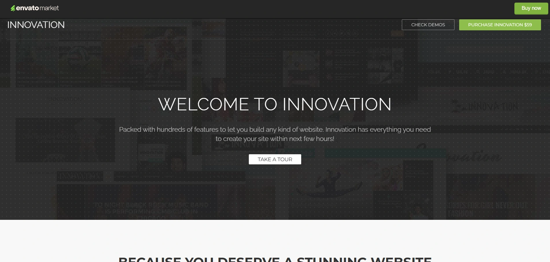 Innovation WordPress theme