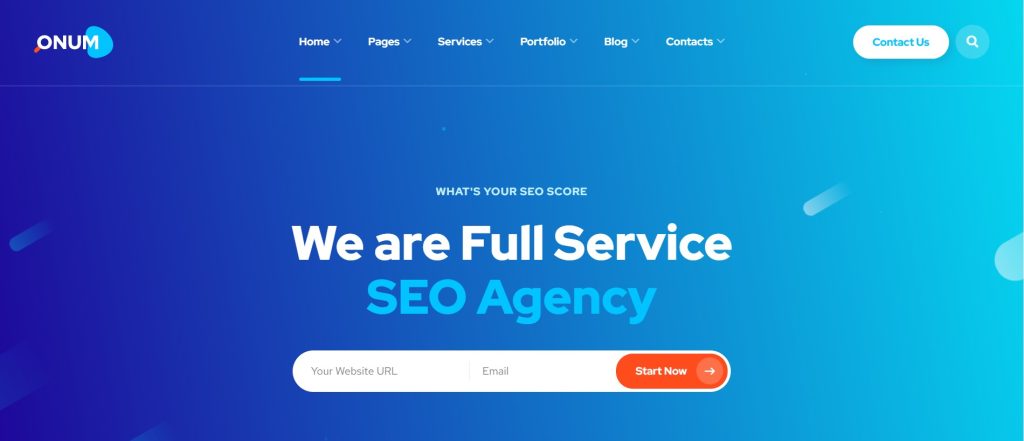 Onum WordPress Theme