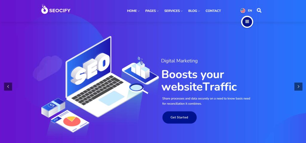 Seocify - SEO Digital Agency WordPress Themes