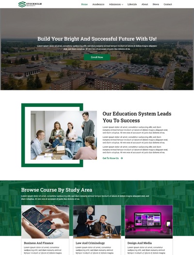 College University WordPress theme