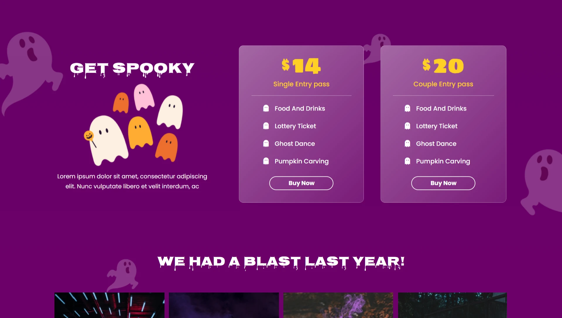Halloween-Passes